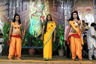 navratri festivities at swami narayan mandir good will defeat evil tonight navratri festivities at swami narayan mandir good will defeat evil tonight