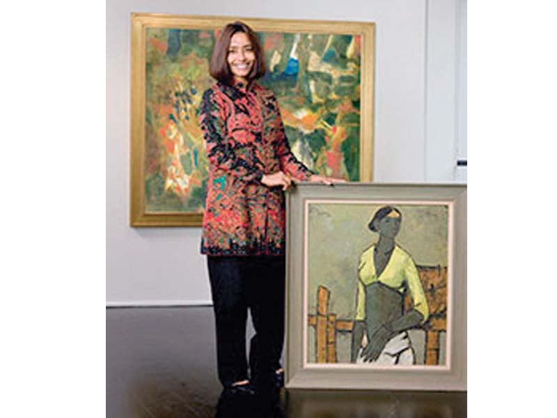 contemporary art christie s specialists scout talent in karachi