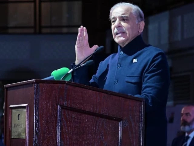prime minister shehbaz sharif addresses overseas pakistanis in london photo pid