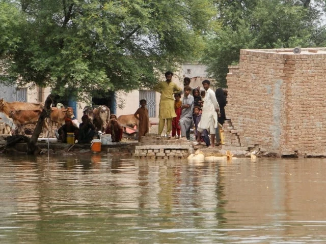 residents stand at their partially submerged house as they wait to evacuate a flooded area following monsoon rains and rising water levels of the chenab river in jalalpur pirwala punjab photo reuters residents stand at their partially submerged house as they wait to evacuate a flooded area following monsoon rains and rising water levels of the chenab river in jalalpur pirwala punjab photo reuters