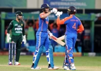 india s shubman gill and abhishek sharma cheer during the pakistan v india asia cup match at dubai international cricket stadium uae on september 21 photo reuters india s shubman gill and abhishek sharma cheer during the pakistan v india asia cup match at dubai international cricket stadium uae on september 21 photo reuters