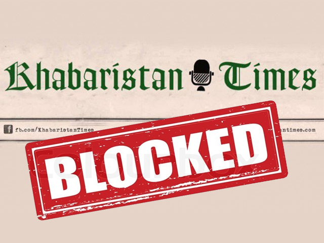 why was khabaristan times blocked
