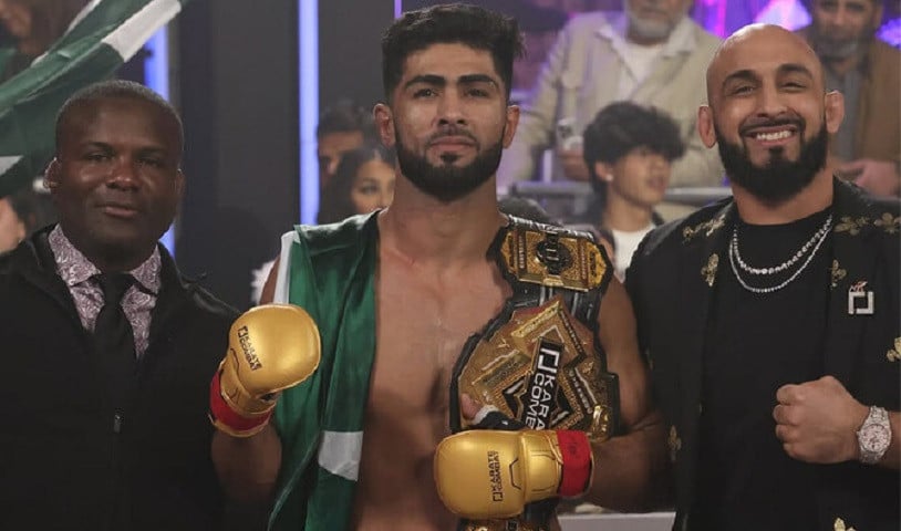 Shahzaib Rind defends lightweight title at Karate Combat 52 in US | The Express Tribune