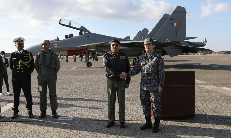 japan india start first joint fighter jet drill photo afp