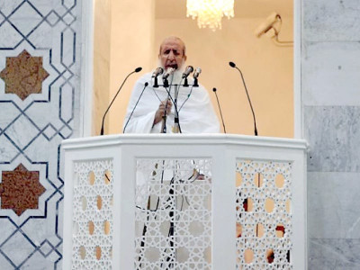 holy pilgrimage grand mufti calls for shunning factionalism