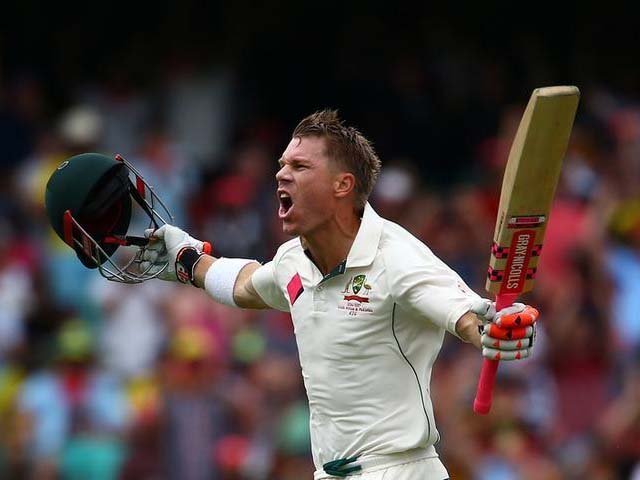 cricket   australia v pakistan   third test cricket match   sydney cricket ground sydney australia   3 1 17 australia 039 s david warner celebrates after reaching his century photo reuters david gray