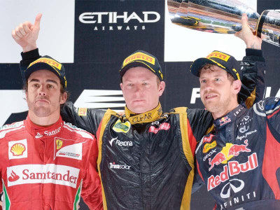 raikkonen reigns supreme at abu dhabi gp