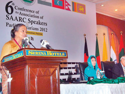 saarc parliamentarians summit lok sabha speaker upbeat on improved regional ties saarc parliamentarians summit lok sabha speaker upbeat on improved regional ties