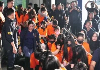 over 300 arrested in indonesia
