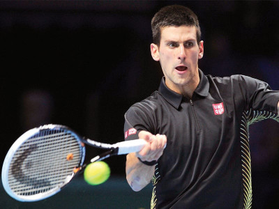 djokovic prevails in see saw battle