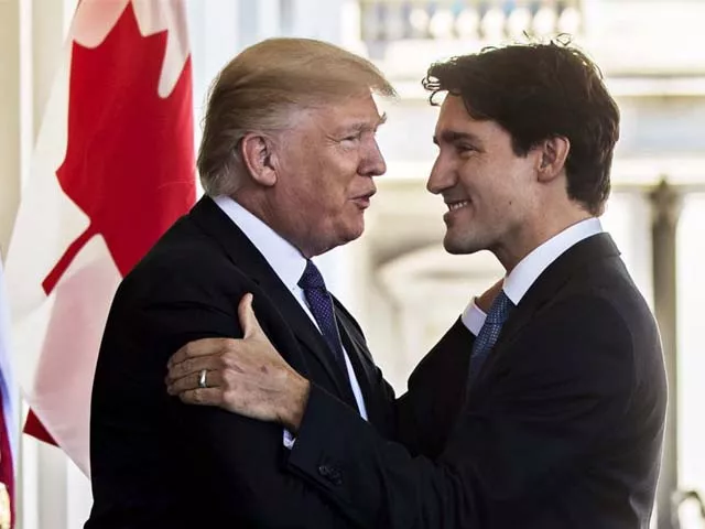 neither monsieur trudeau nor mr trump forced his menu down the other s throat photo twitter neither monsieur trudeau nor mr trump forced his menu down the other s throat photo twitter