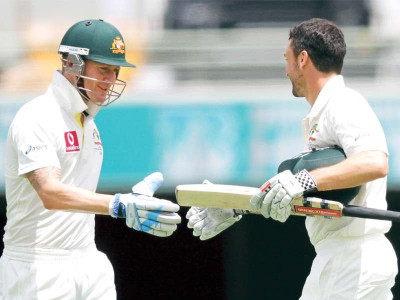 1st test cowan clarke defy south africa