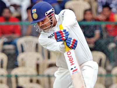 1st test sehwag pujara lift india on opening day