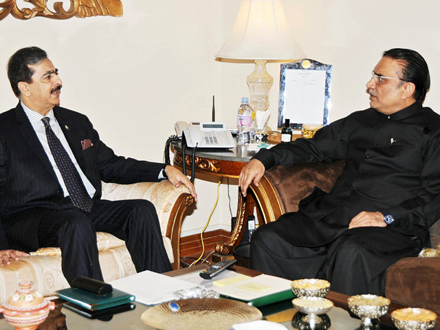 strategy to challenge gilani disqualification planned zardari