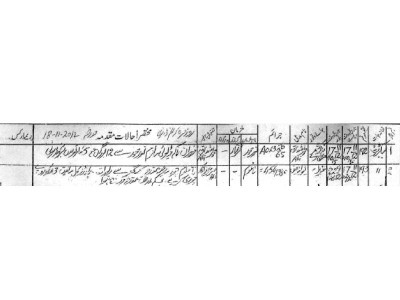 daily crime diary illegible and incomplete