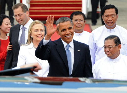 obama feted on historic myanmar visit