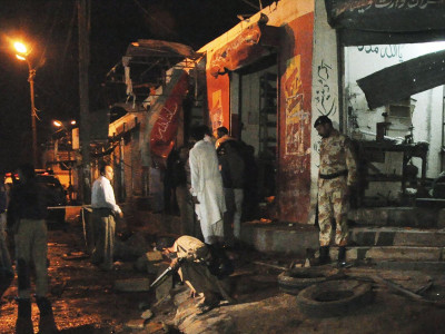 two blasts near imambargah leave karachi reeling