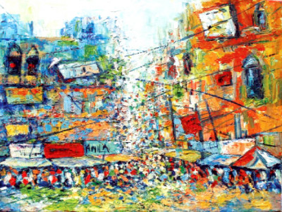 landscape art rural punjab contemporary lahore on display landscape art rural punjab contemporary lahore on display