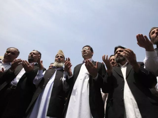 about 100 lawyer supporters of osama bin laden take part in a symbolic funeral prayer for the late al qaeda leader in peshawar may 4 2011 photo reuters about 100 lawyer supporters of osama bin laden take part in a symbolic funeral prayer for the late al qaeda leader in peshawar may 4 2011 photo reuters