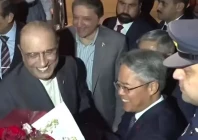 president zardari arrives in china