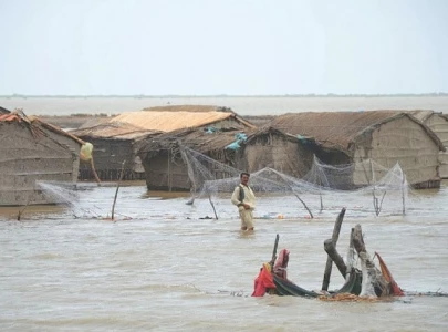 sea water floods keti bandar villages sea water floods keti bandar villages