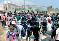 palestinians and activists arrive to protest against israeli settlers besieging a palestinian family home in the village of qusra south of the city of nablus in the israeli occupied west bank photo afp