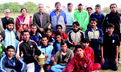 athletics punjab university clinch championship