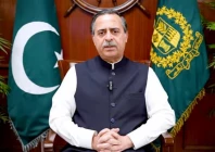 maritime affairs minister muhammad junaid anwar chaudhry speaks during a video message in islamabad pakistan on july 30 2026 screengrab maritime affairs ministry
