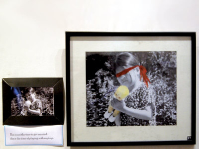 violence against women highlighted in mixed media show