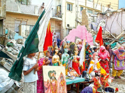 soldier bazaar temple razed in hurried operation