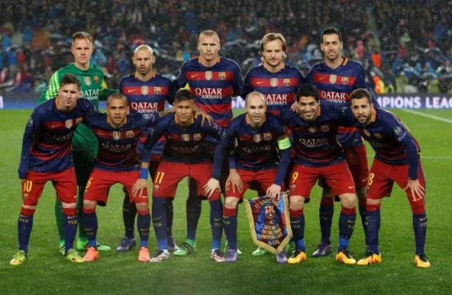 football soccer fc barcelona v arsenal uefa champions league round of 16 second leg the nou camp barcelona spain 16 3 16barcelona team group before the match photo reuters football soccer fc barcelona v arsenal uefa champions league round of 16 second leg the nou camp barcelona spain 16 3 16barcelona team group before the match photo reuters