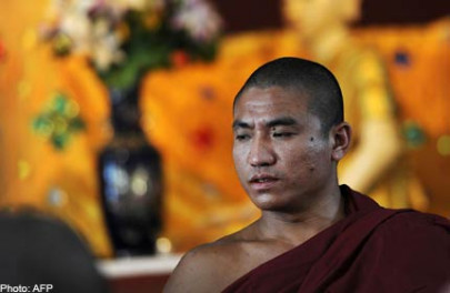 ex leader of myanmar monk rallies held official