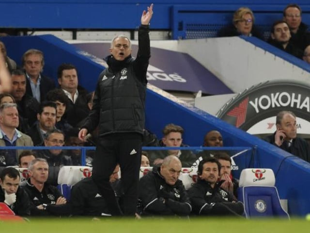britain football soccer   chelsea v manchester united   fa cup quarter final   stamford bridge   13 3 17 manchester united manager jose mourinho reacts photo reuters britain football soccer   chelsea v manchester united   fa cup quarter final   stamford bridge   13 3 17 manchester united manager jose mourinho reacts photo reuters
