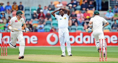 1st test australia dominate opening day against sl