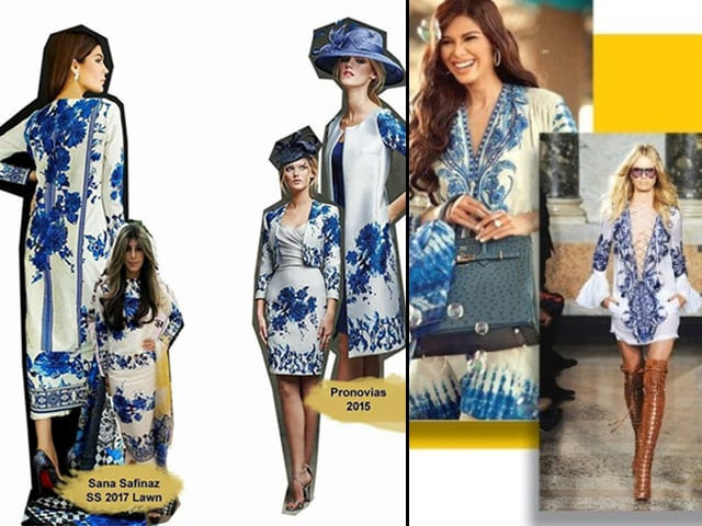 sana safinaz is under the spot light once again and for the same reason plagiarism photo secret buyer