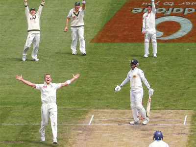 1st test siddle s five for gives australia edge