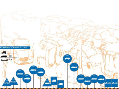 pollution in the city of chain smoking vans