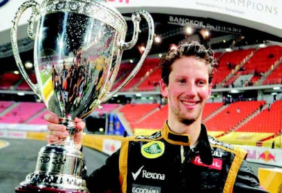 racing grosjean claims race of champions