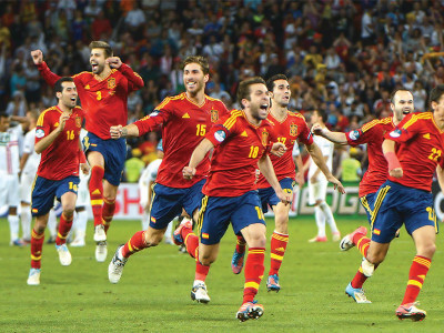 spain enjoy european supremacy in 2012