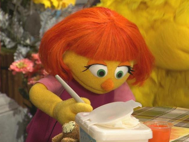 sesame street 039 s latest character julia is autistic photo afp sesame street 039 s latest character julia is autistic photo afp