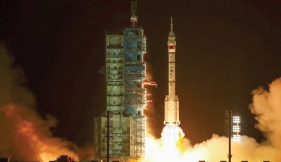 a long march 2f rocket carrying the shenzhou 23 spacecraft blasts off to china s tiangong space station from the launchpad at the jiuquan satellite launch center near jiuquan gansu province china photo reuters a long march 2f rocket carrying the shenzhou 23 spacecraft blasts off to china s tiangong space station from the launchpad at the jiuquan satellite launch center near jiuquan gansu province china photo reuters