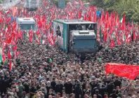 thousands attend the funeral of supreme leader ayatollah ali khamenei in tehran photo reuters