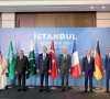 foreign ministers of muslim and european countries attend a meeting in istanbul photo afp