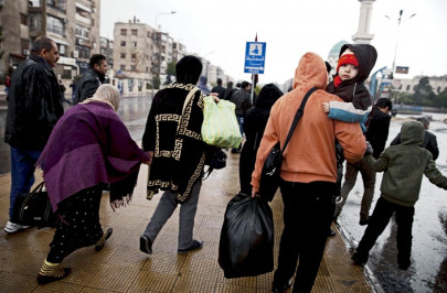 twice exiled palestinians flee syria for lebanon