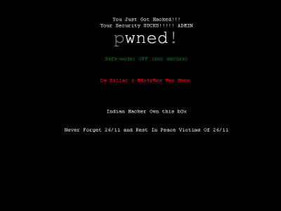 peshawar high court website hacked defaced by indian hackers