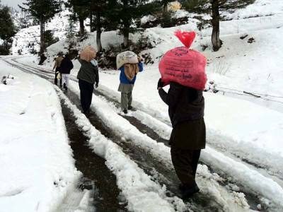 snow capped roads two weeks on malam jabba remains cut off from swat snow capped roads two weeks on malam jabba remains cut off from swat