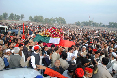 bashir ahmed bilour laid to rest in ancestral graveyard
