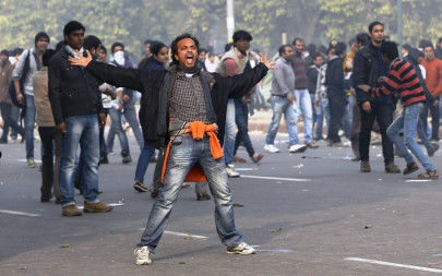 outpouring of rage protests turn violent as rights activists cry foul in india