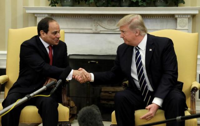 u s president donald trump meets egyptian president abdel fattah al sisi in the oval office of the white house in washington u s april 3 2017 photo reuters