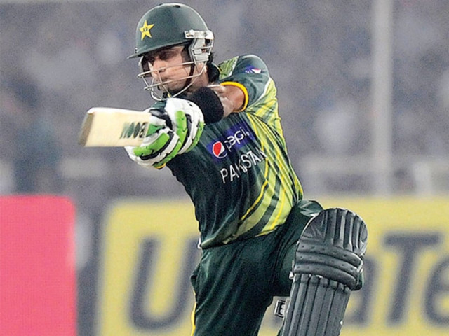 hafeez s unexpected assault on the india bowlers gave pakistan hope of overhauling the daunting total photo bcci